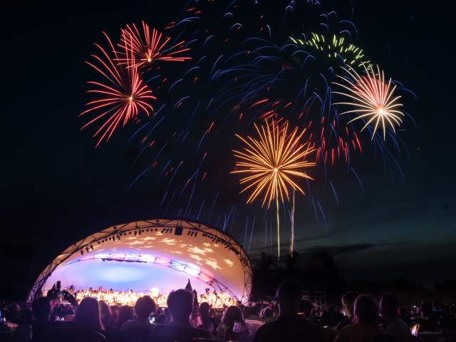 Symphony on the Prarie fireworks