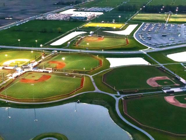 Overhead View Of Grand Park