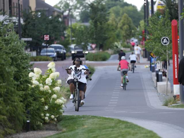 Monon Trail bikes