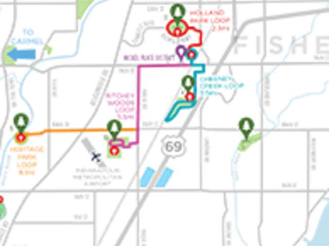 Fishers Trail Map