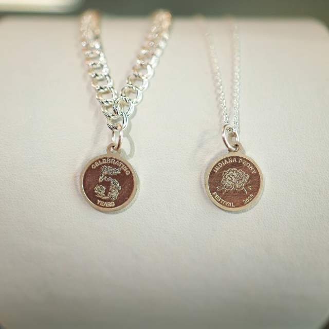 Indiana Peony Festival charm