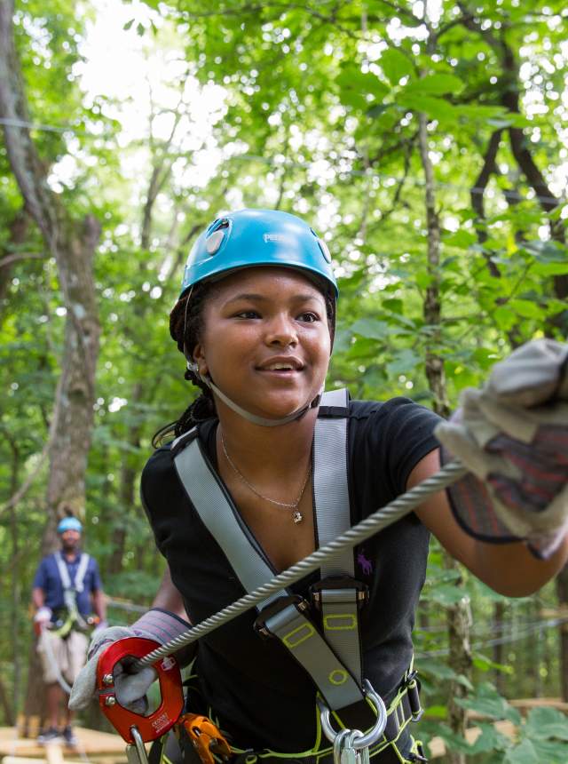 Koteewi Aerial Adventure - Strawtown Koteewi ParkPhoto by: Eldon Lindsay Edge Adventures