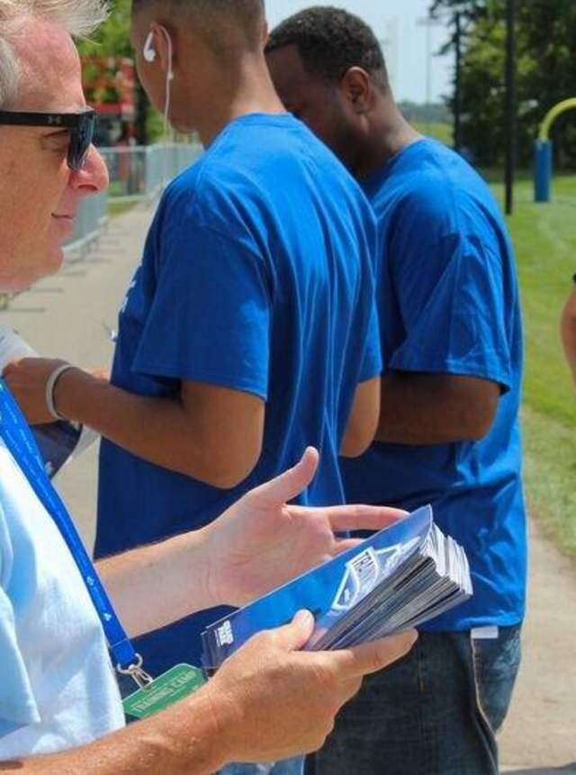 Colts Training Camp volunteers