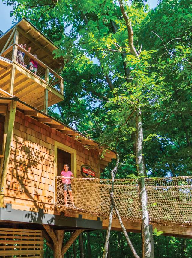 Treetop Outpost At Conner Prairie In Hamilton County, IN