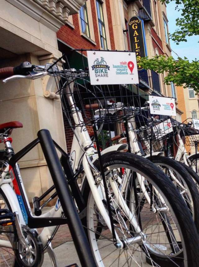 Bicycles for the City of Carmel's Bike Share Program.