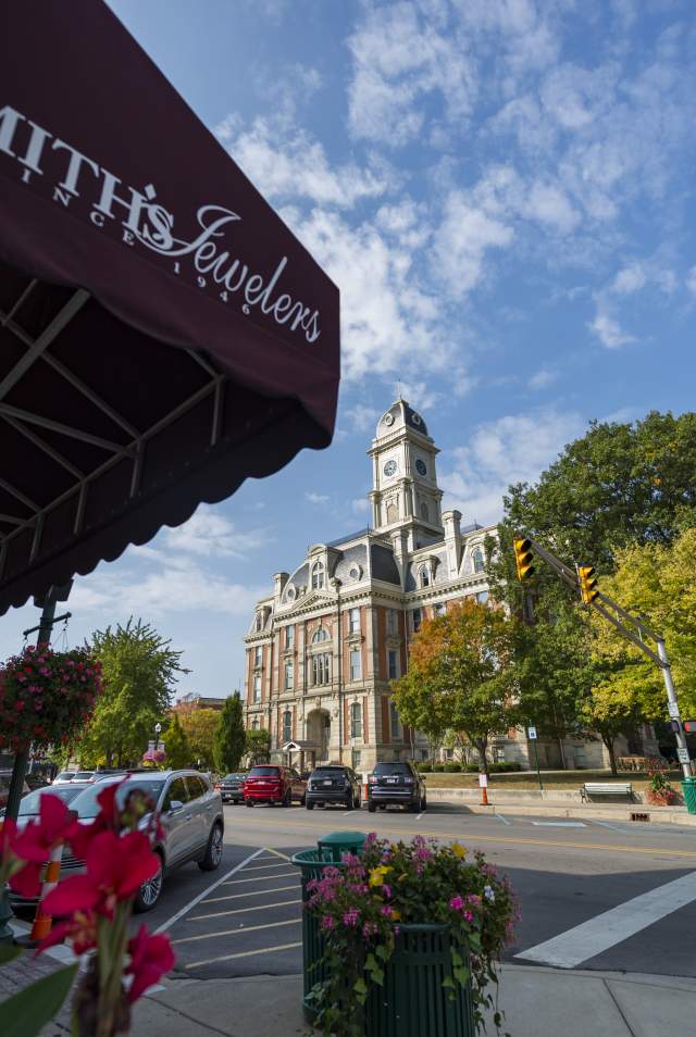 Accessibility in charming downtown Noblesville, IN