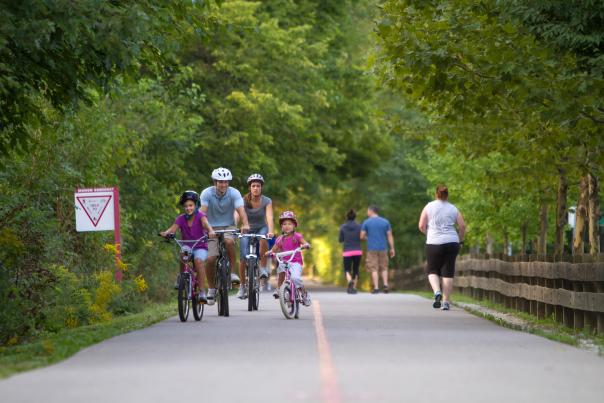 Monon Trail - Family on the MononPhoto by: Zach Dobson - 2012 Fall Photography