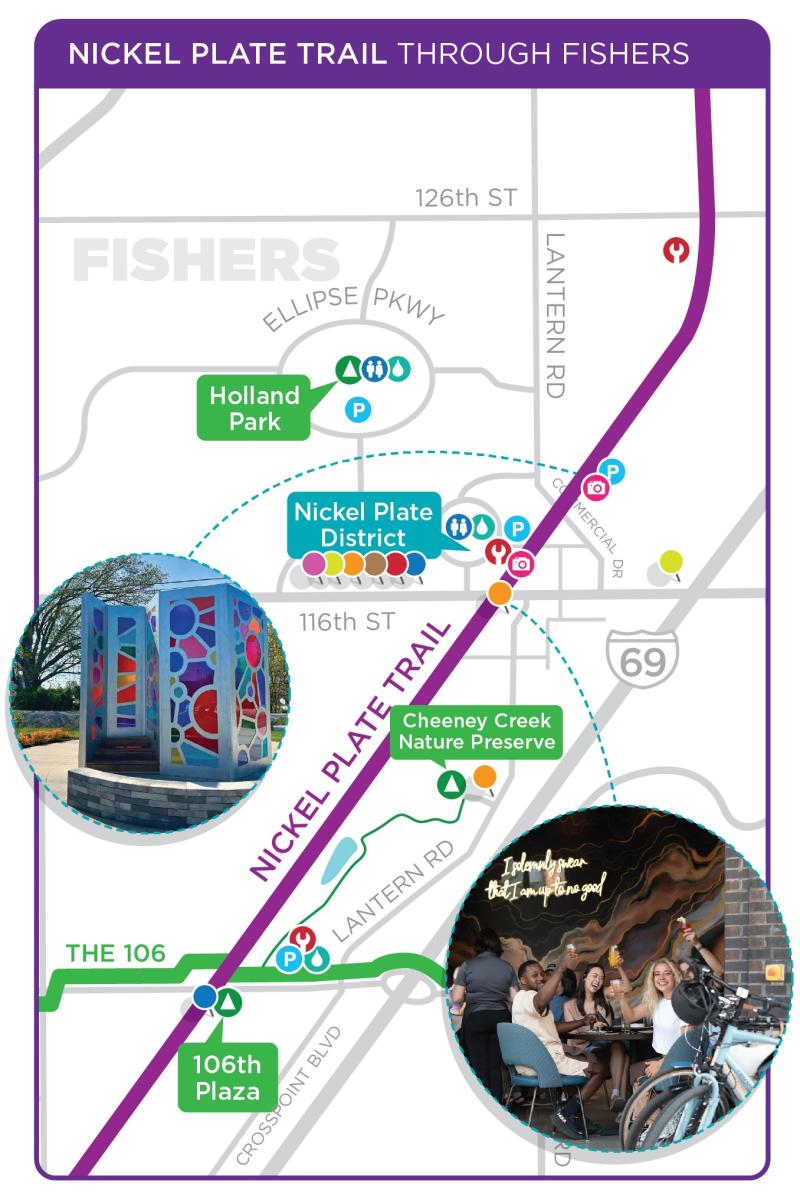 Nickel Plate Trail map
