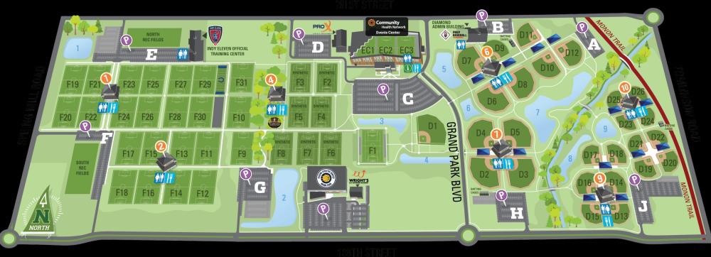 Grand Park map