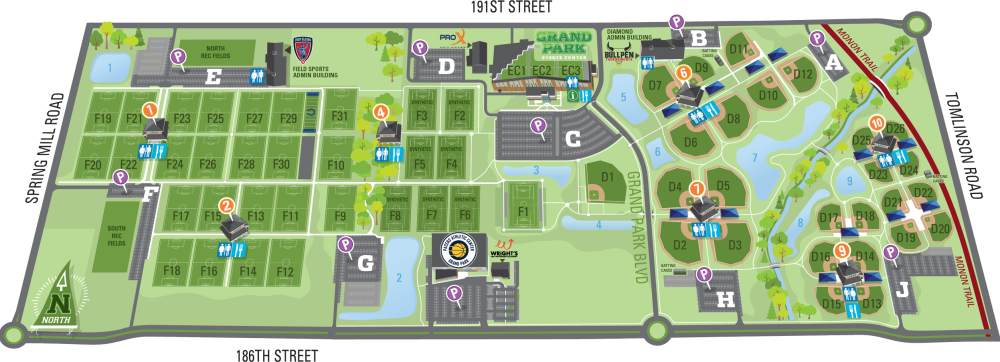 Grand Park map
