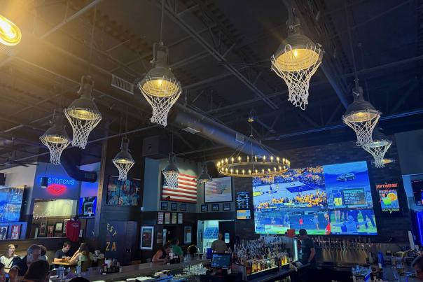 Ale Emporium basket lights