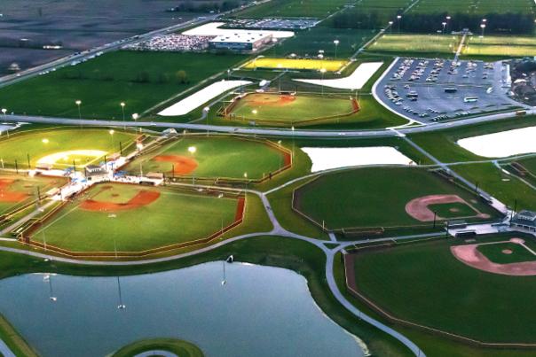 Overhead View Of Grand Park