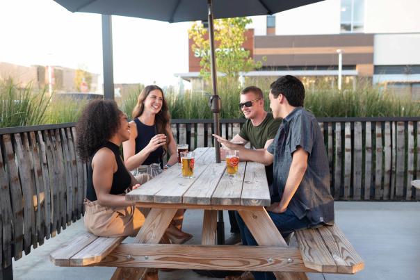 Fishers District patio table