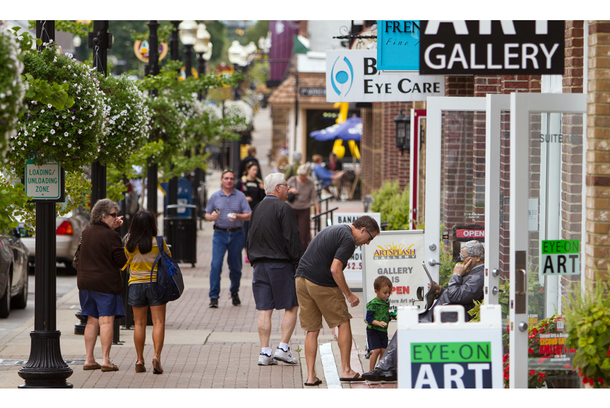 Gallery Walk in the Carmel Arts & Design District