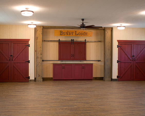 Bundy Lodge at Arbuckle Acres Park in Brownsburg, Indiana