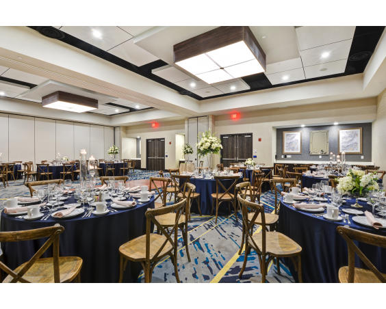 Hadley Ballroom at Embassy Suites Plainfield Indiana - Reception Set Up