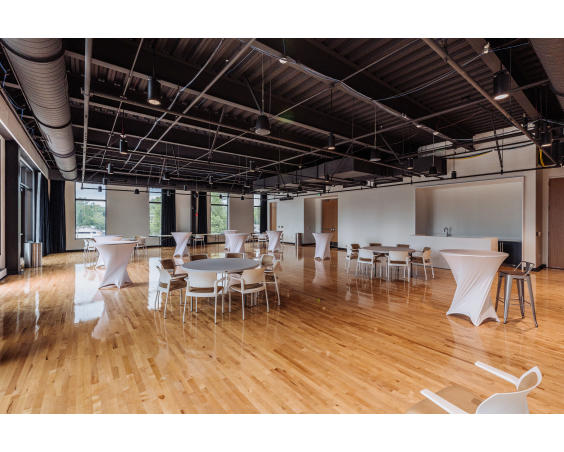 Indoor meeting/wedding spaces.