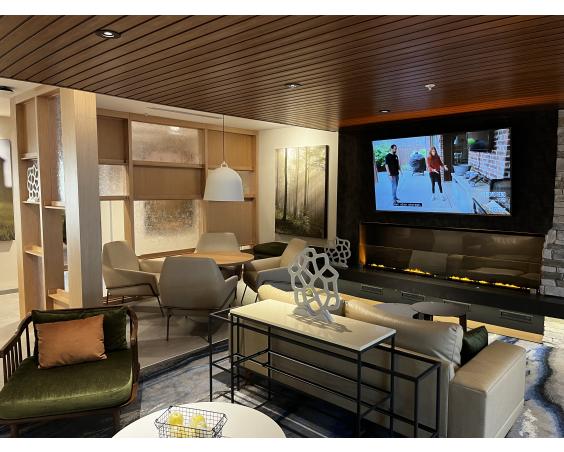Hotel lobby.