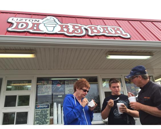 Lizton Dairy Bar exterior