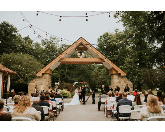 Lizton Lodge Wedding Ceremony