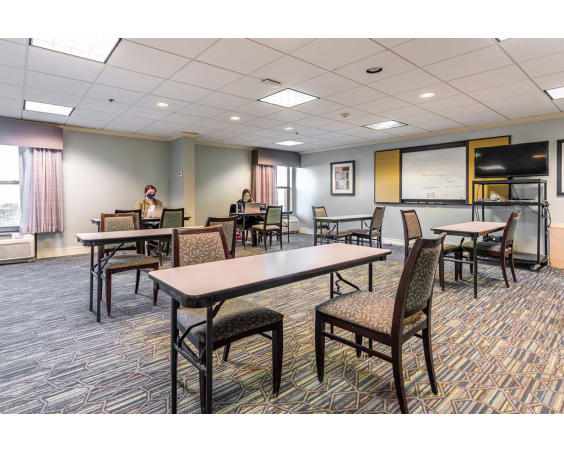Meeting Room With Masks