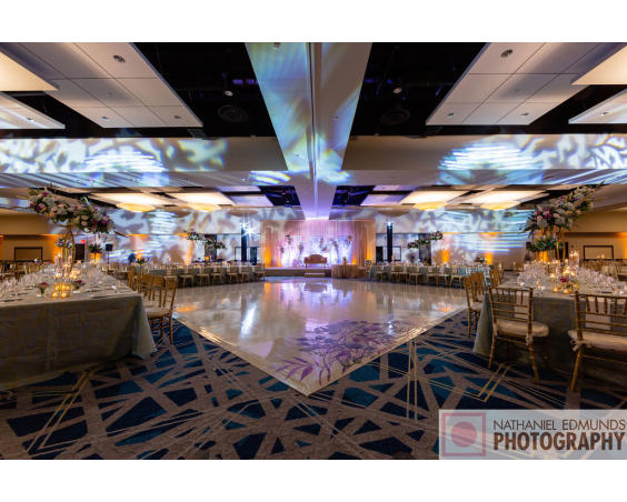 Reception With Dance Floor at Embassy Suites Plainfield Indiana