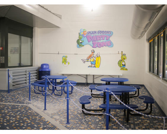 Richard A. Carlucci Recreation & Aquatic Center: Pool Picnic Area