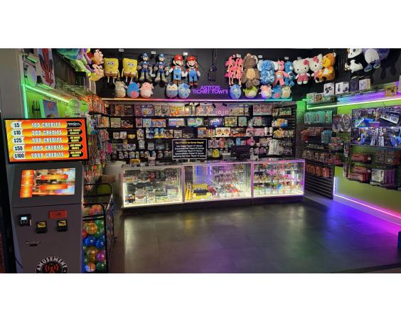 Ticket Redemption Prize Area