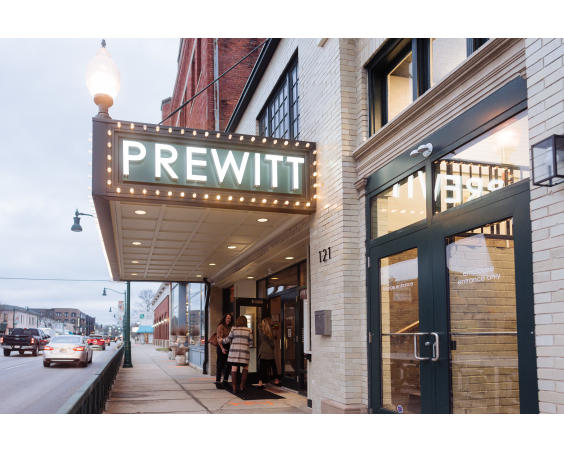 Front of the Prewitt.