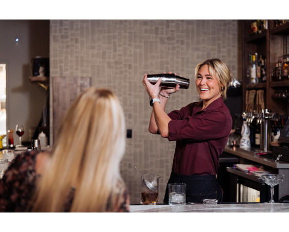 Bartender at The Prewitt.
