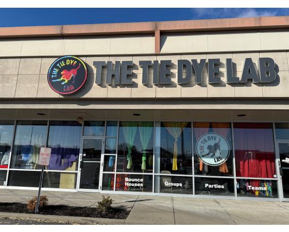 The Tie Dye Lab's New Location at 7508 Beechwood Centre Road in Avon, Indiana