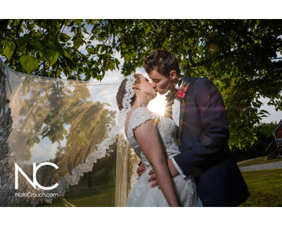 Veil Wedding Photo by Nate Crouch