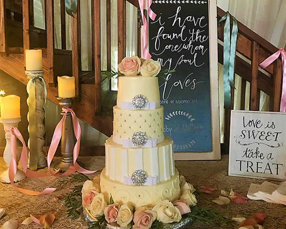 Marsha's Specialty Desserts & Tierney's Catering - Wedding Cake
