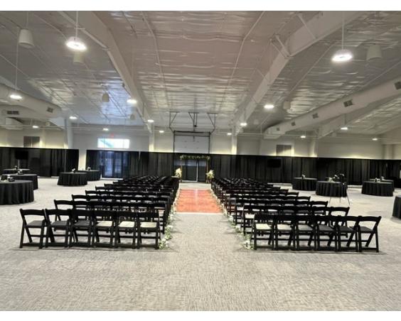 A wedding at the Binford Pavilion.