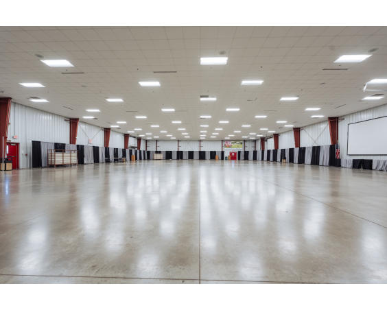 Fairgrounds Expo Hall Empty