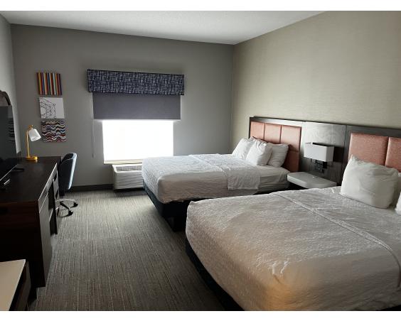 The newly refurbished rooms at the Hampton Inn Brownsburg.