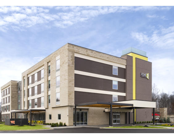 The beautiful Home2 Suites.
