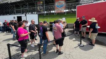 Cleetus & Cars Meet & Greet (Photo Courtesy of Lucas Oil Indianapolis Raceway Park Facebook Page)