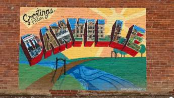 Danville southwest mural on the square