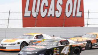 Race cars at the Oval Series