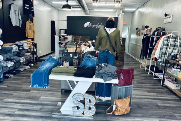 New, larger location of Sugarbabes Boutique in Pittsboro