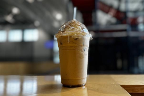 Iced Fall Drink at Field's Coffee in Danville, IN