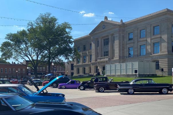 Downtown Danville Indiana Courthouse Square