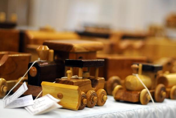 Gingerbread Christmas wooden toys in Plainfield Indiana