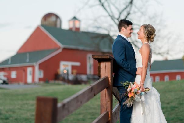 Walking bridge on the Avon Wedding Barn property (Photo courtesy of Nate Crouch Photography)