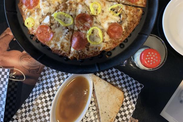 Rock Star Pizza keto pizza sub