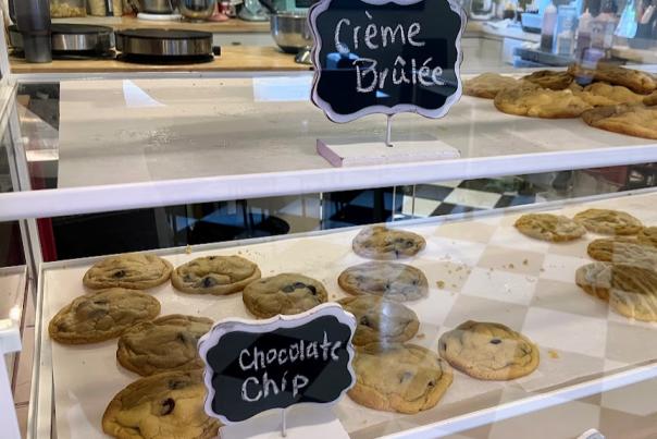 Cookie Case at Creation Cookies Cafe