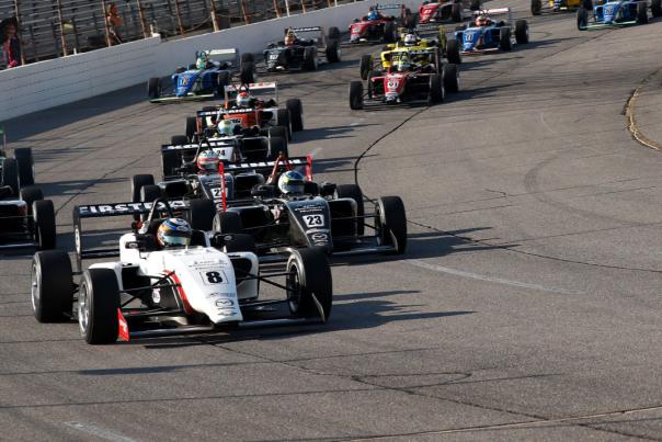 USF2000 at Lucas Oil Indianapolis Raceway Park (Phot Credit: IndyCar.com)