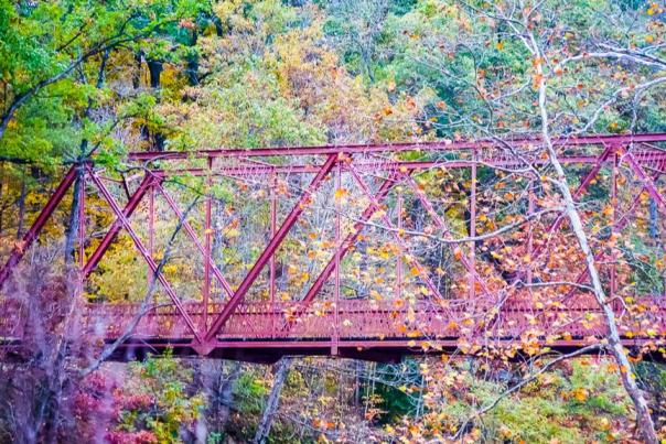 Truss bridge at McCloud Nature Park