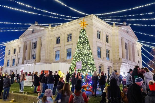 Christmas on the Square in Downtown Danville